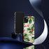 Christmas Holly on a Golden Background - Impact Resistant Phone Case
